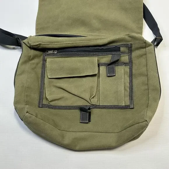 Britney Spears Canvas Messenger Bag Crossbody Music Band Patch Shoulder - Picture 9 of 12